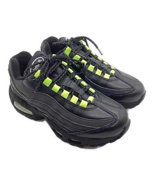 NIKE（ナイキ）NIKE (ナイキ) AIRMAX 95 BIG BUBBLE SE ブラック×イエロー サイズ:23cmの古着・服飾アイテム