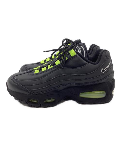 NIKE（ナイキ）NIKE (ナイキ) AIRMAX 95 BIG BUBBLE SE ブラック×イエロー サイズ:23cmの古着・服飾アイテム