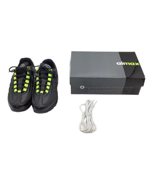 NIKE（ナイキ）NIKE (ナイキ) AIRMAX 95 BIG BUBBLE SE ブラック×イエロー サイズ:23cmの古着・服飾アイテム