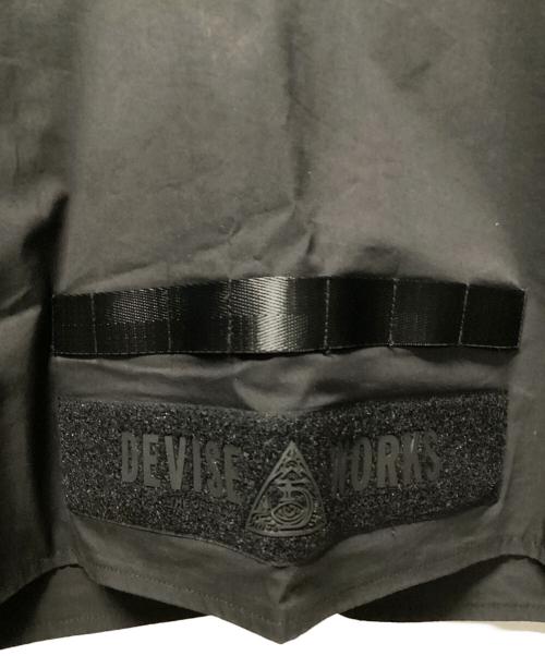 DEVISE WORKS（デバイスワークス）DEVISE WORKS (デバイスワークス) キャンプベスト ブラック サイズ:Fの古着・服飾アイテム