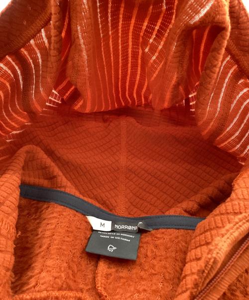 norrona（ノローナ）norrona (ノローナ) foten Alpha 120 Zip Hoodie オレンジ サイズ:Mの古着・服飾アイテム