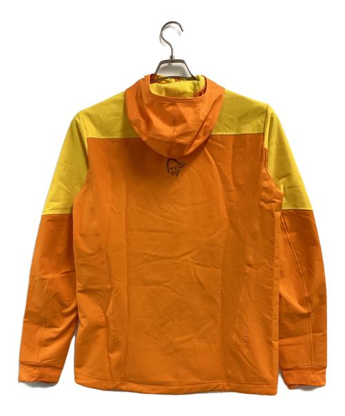 norrona（ノローナ）norrona (ノローナ) lofoten hiloflex200 Hood イエロー×オレンジ サイズ:Mの古着・服飾アイテム