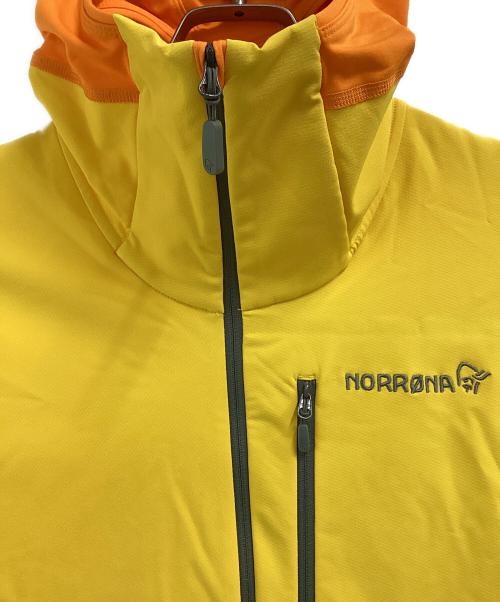 norrona（ノローナ）norrona (ノローナ) lofoten hiloflex200 Hood イエロー×オレンジ サイズ:Mの古着・服飾アイテム