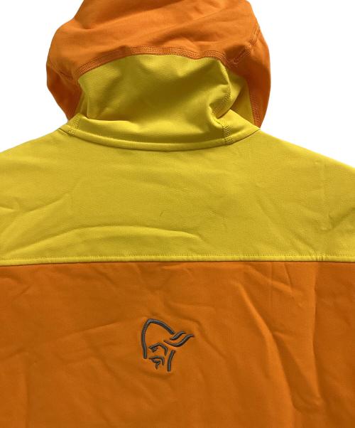 norrona（ノローナ）norrona (ノローナ) lofoten hiloflex200 Hood イエロー×オレンジ サイズ:Mの古着・服飾アイテム