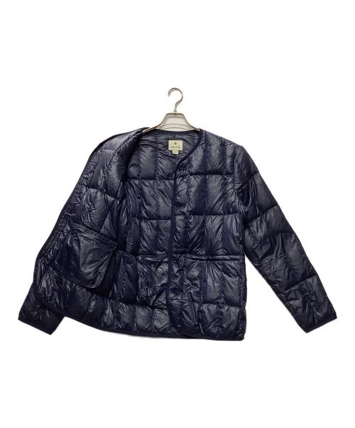 Snow peak（スノーピーク）Snow peak (スノーピーク) ミドラーダウンカーディガン ネイビー サイズ:Lの古着・服飾アイテム