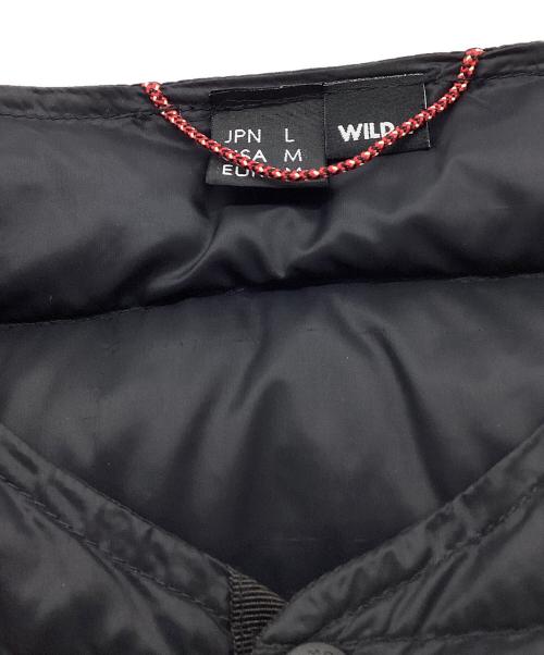 NANGA（ナンガ）NANGA (ナンガ) WILD-1 (ワイルドワン) インナーダウンカーディガン ブラック サイズ:Lの古着・服飾アイテム