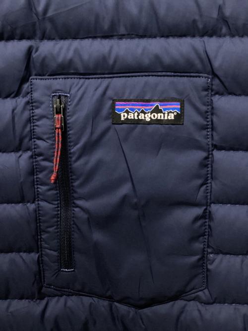Patagonia（パタゴニア）Patagonia (パタゴニア) サイレントダウンクルー ネイビー サイズ:Mの古着・服飾アイテム