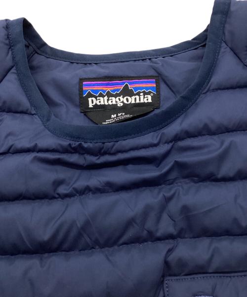 Patagonia（パタゴニア）Patagonia (パタゴニア) サイレントダウンクルー ネイビー サイズ:Mの古着・服飾アイテム