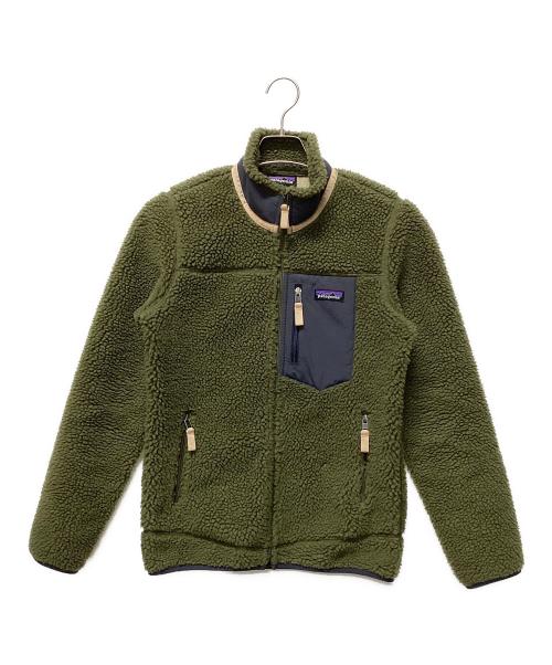 Patagonia（パタゴニア）Patagonia (パタゴニア) クラシック・レトロX・ジャケット グリーン×ネイビー サイズ:XSの古着・服飾アイテム