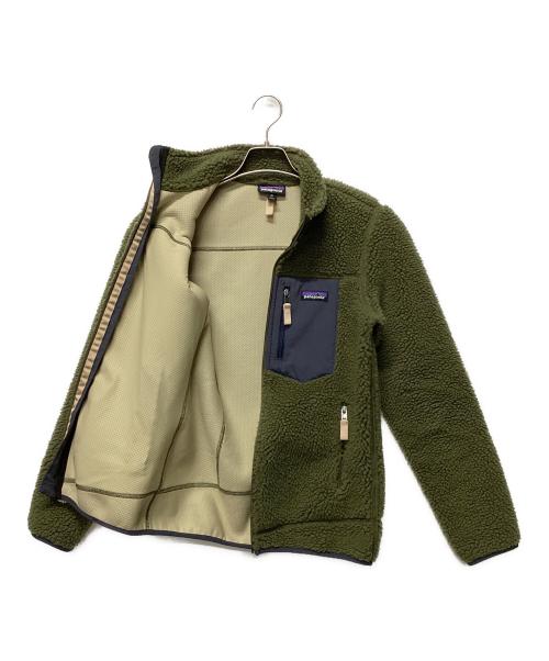 Patagonia（パタゴニア）Patagonia (パタゴニア) クラシック・レトロX・ジャケット グリーン×ネイビー サイズ:XSの古着・服飾アイテム