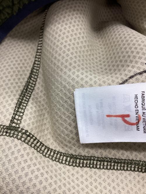 Patagonia（パタゴニア）Patagonia (パタゴニア) クラシック・レトロX・ジャケット グリーン×ネイビー サイズ:XSの古着・服飾アイテム