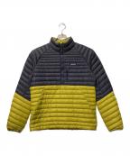Patagoniaパタゴニア）の古着「Alplight Down Pullover」｜ネイビー×イエロー