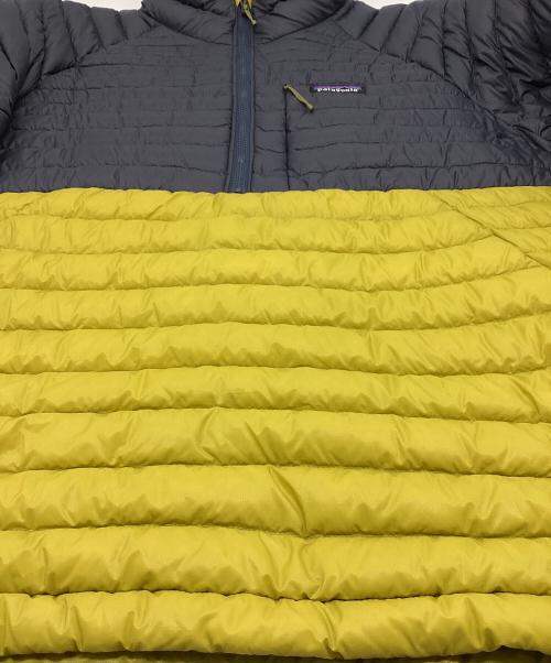 Patagonia（パタゴニア）Patagonia (パタゴニア) Alplight Down Pullover ネイビー×イエロー サイズ:Mの古着・服飾アイテム