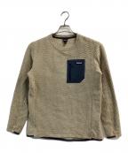 Patagoniaパタゴニア）の古着「R1エア・クルー」｜ベージュ