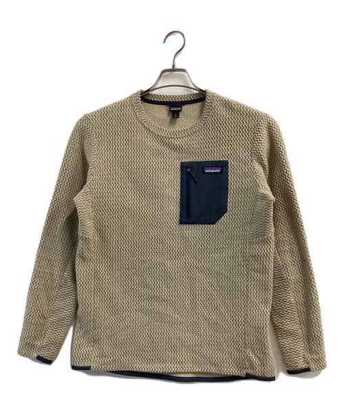 Patagonia（パタゴニア）Patagonia (パタゴニア) R1エア・クルー ベージュ サイズ:Mの古着・服飾アイテム