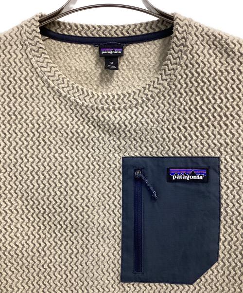 Patagonia（パタゴニア）Patagonia (パタゴニア) R1エア・クルー ベージュ サイズ:Mの古着・服飾アイテム