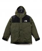 THE NORTH FACEザ ノース フェイス）の古着「マウンテンダウンジャケット」｜オリーブブラック