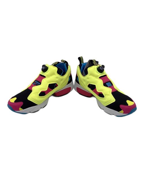 REEBOK（リーボック）REEBOK (リーボック) GRAPE BRAIN (グレイプブレイン) SNKR DUNK (スニーカーダンク) INSTA PUMPFURY 94 イエロー×ブラック サイズ:27.5㎝ 未使用品の古着・服飾アイテム