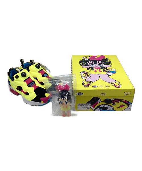 REEBOK（リーボック）REEBOK (リーボック) GRAPE BRAIN (グレイプブレイン) SNKR DUNK (スニーカーダンク) INSTA PUMPFURY 94 イエロー×ブラック サイズ:27.5㎝ 未使用品の古着・服飾アイテム