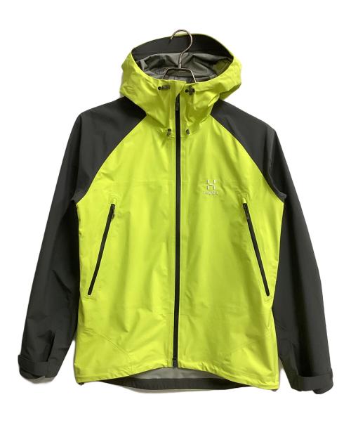 HAGLOFS（ホグロフス）HAGLOFS (ホグロフス) ROC SPIRIT JACKET イエロー×グレー サイズ:Mの古着・服飾アイテム