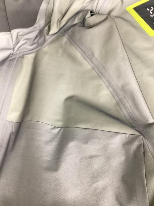 HAGLOFS（ホグロフス）HAGLOFS (ホグロフス) ROC SPIRIT JACKET イエロー×グレー サイズ:Mの古着・服飾アイテム