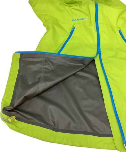 MAMMUT（マムート）MAMMUT (マムート) ゴアテックスオールラウンドジャケット 黄緑 サイズ:XLの古着・服飾アイテム