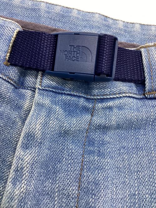THE NORTHFACE PURPLELABEL（ザ・ノースフェイス パープルレーベル）THE NORTHFACE PURPLELABEL (ザ・ノースフェイス パープルレーベル) デニムカーゴショーツ ブルー サイズ:SIZE 34の古着・服飾アイテム