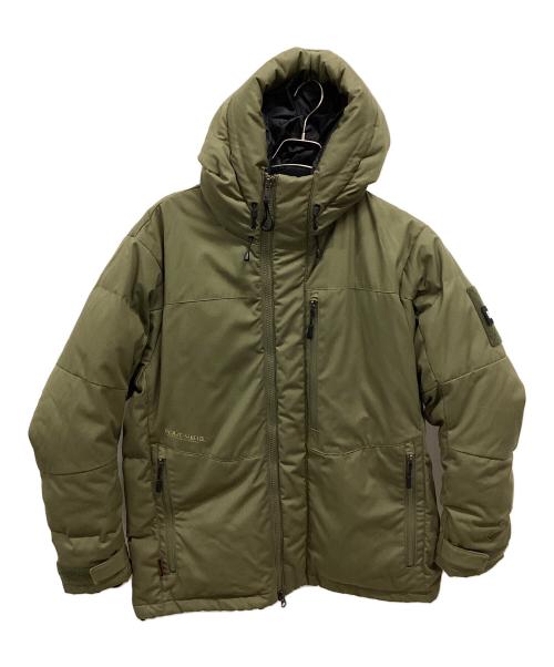 GRIP SWANY（グリップスワニー）GRIP SWANY (グリップスワニー) ファイアープルーフダウンジャケット オリーブ サイズ:SIZE Mの古着・服飾アイテム