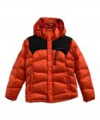 mont-bellモンベル）の古着「ウィンドストッパー ダウンパーカー」｜オレンジ