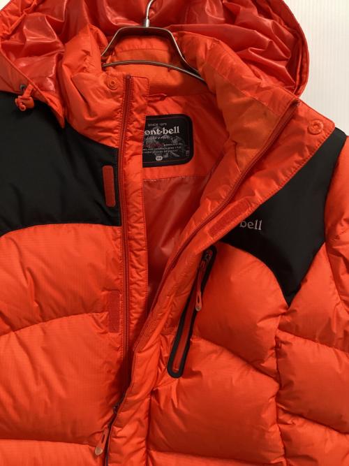 mont-bell（モンベル）mont-bell (モンベル) ウィンドストッパー ダウンパーカー オレンジ サイズ:Lの古着・服飾アイテム