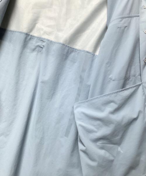 PAPERSKY WEAR（ペーパースカイウェア）PAPERSKY WEAR (ペーパースカイウェア) ウィンドビッグシャツ スカイブルー サイズ:Sの古着・服飾アイテム
