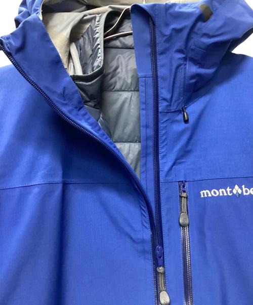 mont-bell（モンベル）mont-bell (モンベル) 3in1 フォールライン パーカ ブルー サイズ:XLの古着・服飾アイテム