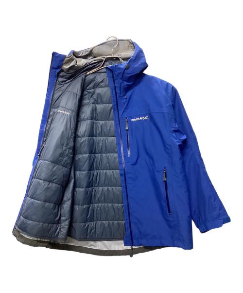 mont-bell（モンベル）mont-bell (モンベル) 3in1 フォールライン パーカ ブルー サイズ:XLの古着・服飾アイテム