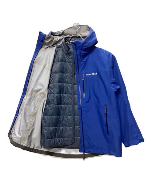 mont-bell（モンベル）mont-bell (モンベル) 3in1 フォールライン パーカ ブルー サイズ:XLの古着・服飾アイテム