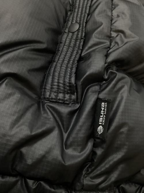 ISUKA（イスカ）ISUKA (イスカ) KRIFF MAYER (クリフメイヤー) Air Dryghtダウン ブラック サイズ:Lの古着・服飾アイテム