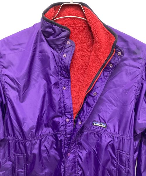 Patagonia（パタゴニア）Patagonia (パタゴニア) リバーシブルフリースジャケット パープル×レッド サイズ:Lの古着・服飾アイテム