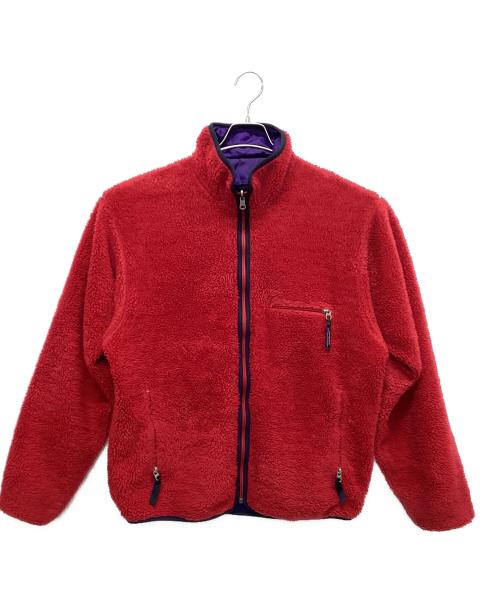 Patagonia（パタゴニア）Patagonia (パタゴニア) リバーシブルフリースジャケット パープル×レッド サイズ:Lの古着・服飾アイテム