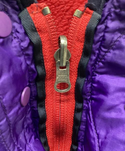 Patagonia（パタゴニア）Patagonia (パタゴニア) リバーシブルフリースジャケット パープル×レッド サイズ:Lの古着・服飾アイテム