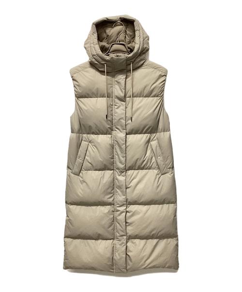 NANGA（ナンガ）NANGA (ナンガ) LONG DOWN VEST PARKA W ライトグレー サイズ:Mの古着・服飾アイテム