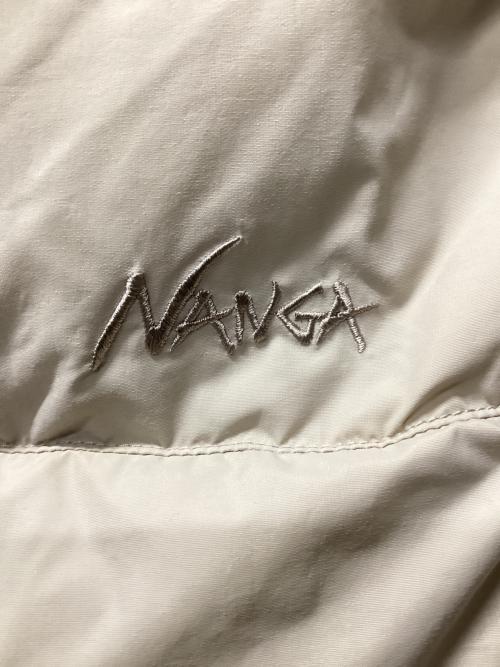 NANGA（ナンガ）NANGA (ナンガ) LONG DOWN VEST PARKA W ライトグレー サイズ:Mの古着・服飾アイテム