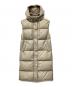 NANGA（ナンガ）の古着「LONG DOWN VEST PARKA W」｜ライトグレー