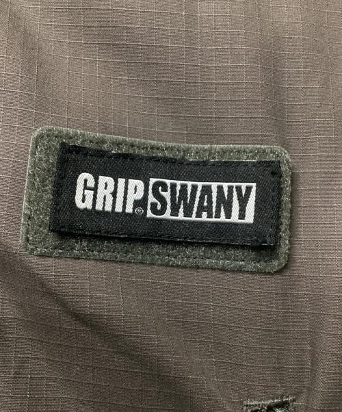 GRIP SWANY（グリップスワニー）GRIP SWANY (グリップスワニー) ファイヤープルーフ リップストップパーカー ブラウン サイズ:XLの古着・服飾アイテム