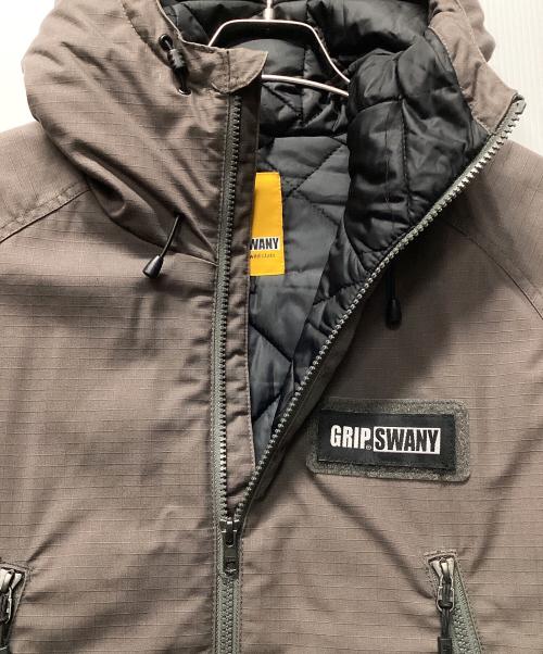 GRIP SWANY（グリップスワニー）GRIP SWANY (グリップスワニー) ファイアプルーフ リップストップパーカー ブラウン サイズ:Mの古着・服飾アイテム