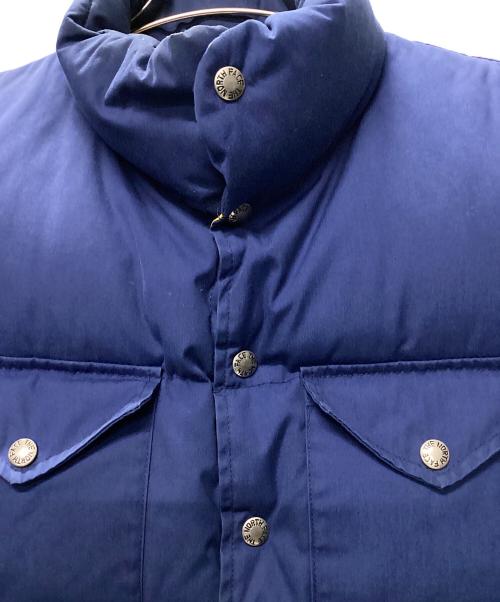 THE NORTH FACE（ザ ノース フェイス）THE NORTH FACE (ザ ノース フェイス) ダウンベスト　ND-1080　茶タグ USA製 ネイビー×イエロー サイズ:Lの古着・服飾アイテム