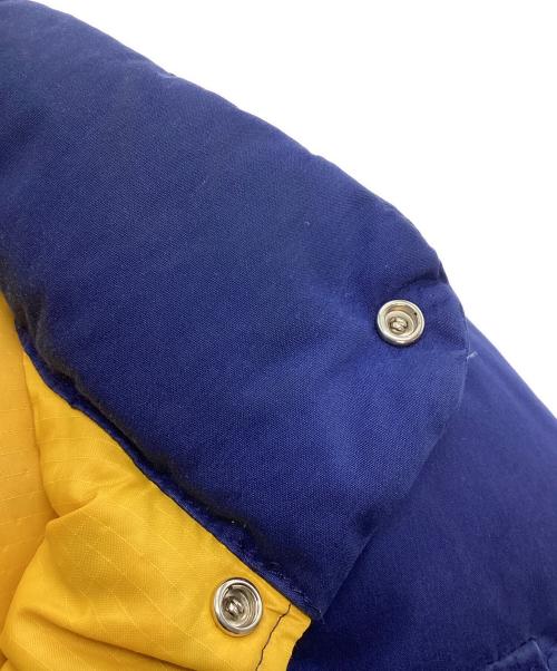 THE NORTH FACE（ザ ノース フェイス）THE NORTH FACE (ザ ノース フェイス) ダウンベスト　ND-1080　茶タグ USA製 ネイビー×イエロー サイズ:Lの古着・服飾アイテム