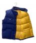 中古・古着 THE NORTH FACE (ザ ノース フェイス) ダウンベスト　ND-1080　茶タグ USA製 ネイビー×イエロー サイズ:L：15000円