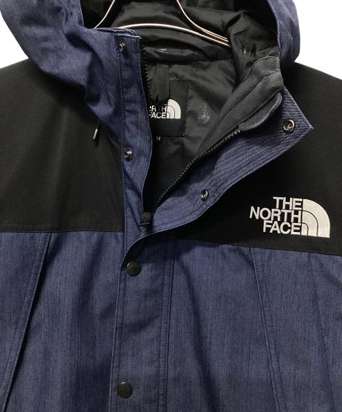 THE NORTH FACE（ザ ノース フェイス）THE NORTH FACE (ザ ノース フェイス) マウンテンライトデニムジャケット ブラック×インディゴ サイズ:Mの古着・服飾アイテム