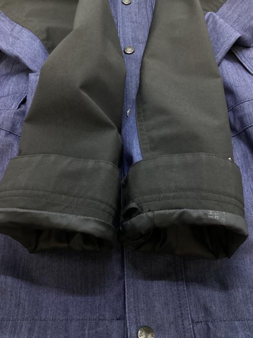 THE NORTH FACE（ザ ノース フェイス）THE NORTH FACE (ザ ノース フェイス) マウンテンライトデニムジャケット ブラック×インディゴ サイズ:Mの古着・服飾アイテム