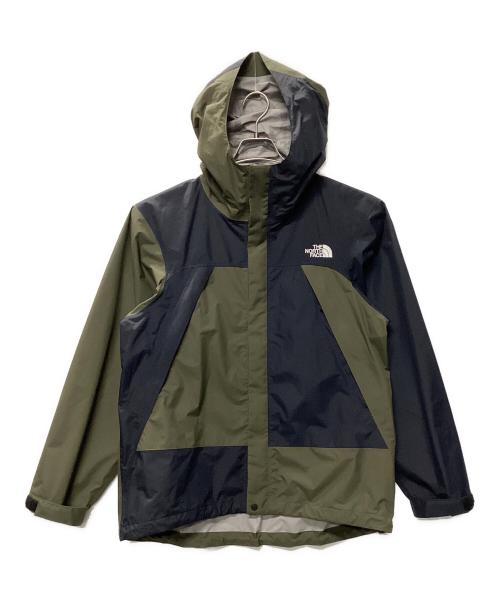 THE NORTH FACE（ザ ノース フェイス）THE NORTH FACE (ザ ノース フェイス) ジオメトリックドットショットジャケット オリーブ×ブラック サイズ:Mの古着・服飾アイテム