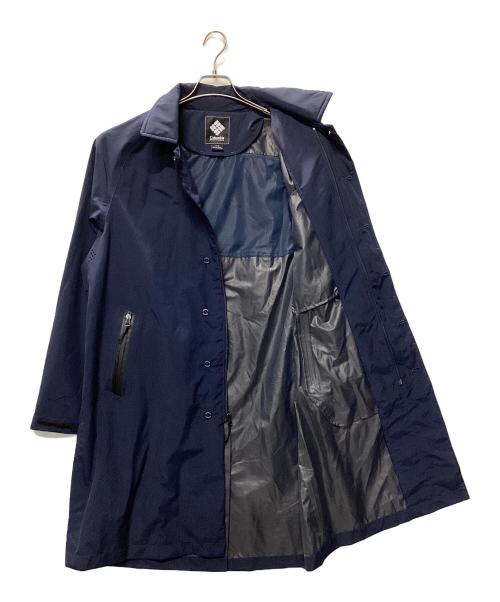 Columbia（コロンビア）Columbia (コロンビア) ブラックバーンパス コート ステンカラー ネイビー サイズ:Mの古着・服飾アイテム